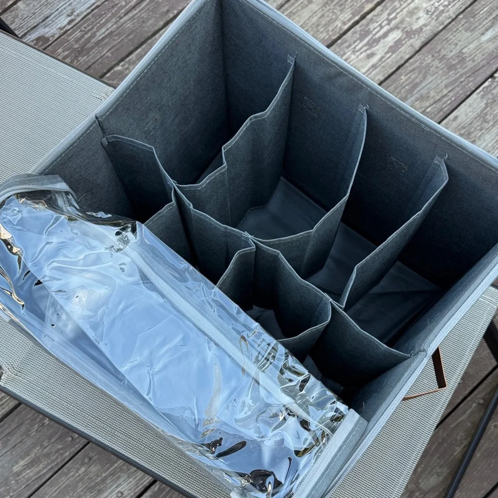 Gray Home Shoe Storage Organizer